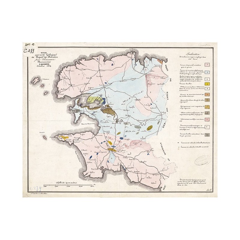 copy of copy of copy of copy of copy of copy of copy of copy of copy of copy of Carte Géologique de France - 1841