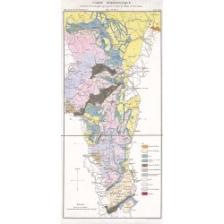 Carte Rhône Saône Loire (1840)