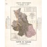 Carte géologique du canton de Tarare (1875)