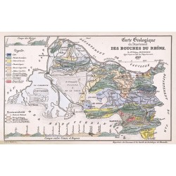 Carte géologique des Bouches-du-Rhône (1839)