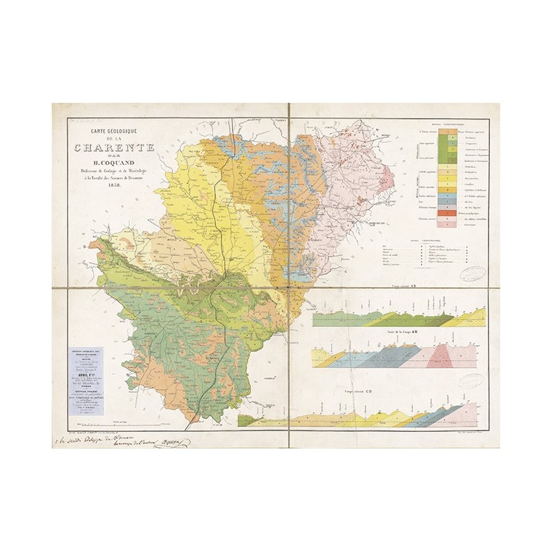 copy of copy of Carte Géologique de France - 1841